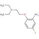 N-[2-(2-Amino-4-fluorophenoxy)ethyl]-N,N-diethylamine - chemical structure image