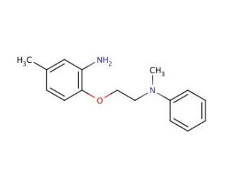 N-[2-(2-Amino-4-methylphenoxy)ethyl]-N-methyl-N-phenylamine - chemical structure image
