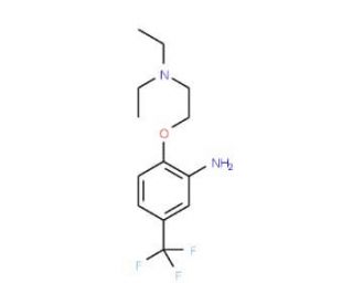 N-{2-[2-Amino-4-(trifluoromethyl)phenoxy]ethyl}-N,N-diethylamine - chemical structure image