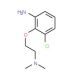 N-[2-(2-Amino-6-chlorophenoxy)ethyl]-N,N-dimethylamine - chemical structure image