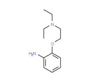 N-[2-(2-aminophenoxy)ethyl]-N,N-diethylamine (CAS 109598-74-5) - chemical structure image