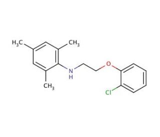 N-[2-(2-Chlorophenoxy)ethyl]-2,4,6-trimethylaniline - chemical structure image