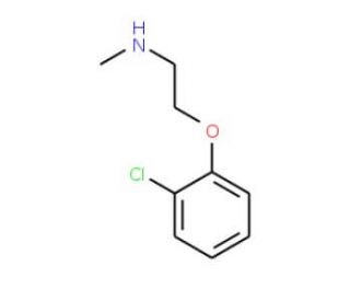 N-[2-(2-chlorophenoxy)ethyl]-N-methylamine (CAS 70289-29-1) - chemical structure image