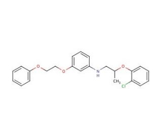 N-[2-(2-Chlorophenoxy)propyl]-3-(2-phenoxyethoxy)aniline - chemical structure image