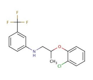 N-[2-(2-Chlorophenoxy)propyl]-3-(trifluoromethyl)aniline - chemical structure image