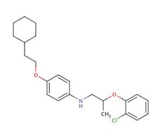 N-[2-(2-Chlorophenoxy)propyl]-4-(2-cyclohexylethoxy)aniline - chemical structure image