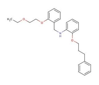 N-[2-(2-Ethoxyethoxy)benzyl]-2-(3-phenylpropoxy)aniline - chemical structure image