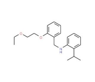 N-[2-(2-Ethoxyethoxy)benzyl]-2-isopropylaniline - chemical structure image