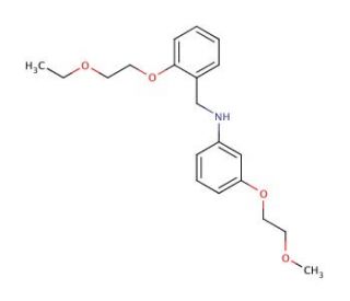 N-[2-(2-Ethoxyethoxy)benzyl]-3-(2-methoxyethoxy)aniline - chemical structure image