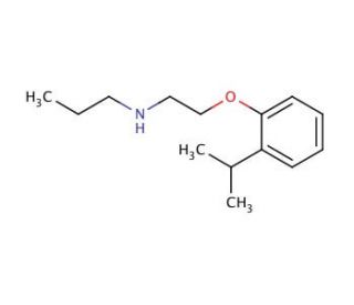 N-[2-(2-Isopropylphenoxy)ethyl]-1-propanamine - chemical structure image