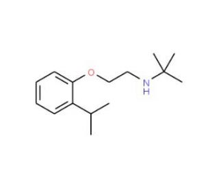 N-[2-(2-Isopropylphenoxy)ethyl]-2-methyl-2-propanamine - chemical structure image