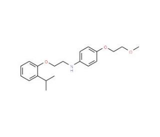 N-[2-(2-Isopropylphenoxy)ethyl]-4-(2-methoxyethoxy)aniline - chemical structure image