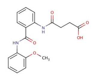 N-[2-(2-Methoxy-phenylcarbamoyl)-phenyl]-succinamic acid - chemical structure image