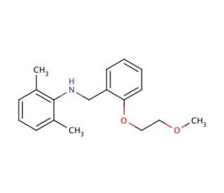 N-[2-(2-Methoxyethoxy)benzyl]-2,6-dimethylaniline - chemical structure image