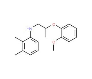 N-[2-(2-Methoxyphenoxy)propyl]-2,3-dimethylaniline - chemical structure image
