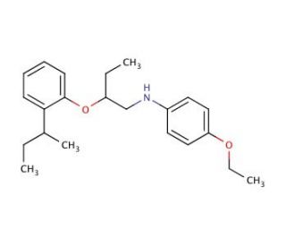 N-{2-[2-(sec-Butyl)phenoxy]butyl}-4-ethoxyaniline (CAS 1040687-19-1) - chemical structure image