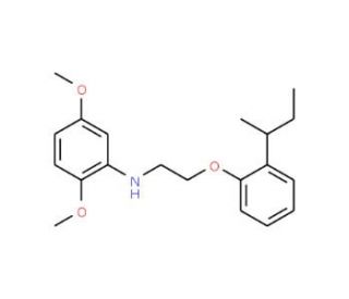 N-{2-[2-(sec-Butyl)phenoxy]ethyl}-2,5-dimethoxyaniline - chemical structure image
