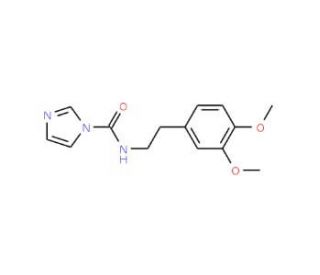 N-[2-(3,4-dimethoxyphenyl)ethyl]-1H-imidazole-1-carboxamide - chemical structure image