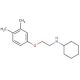 N-[2-(3,4-Dimethylphenoxy)ethyl]cyclohexanamine (CAS 1040680-65-6) - chemical structure image