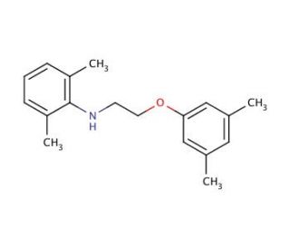 N-[2-(3,5-Dimethylphenoxy)ethyl]-2,6-dimethylaniline - chemical structure image