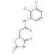 N-(2,3-Dichlorophenyl)-2-(2-mercapto-4-oxo-4,5-dihydro-1,3-thiazol-5-yl)acetamide - chemical structure image