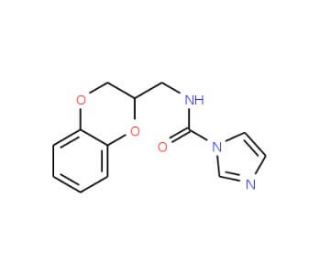 N-(2,3-dihydro-1,4-benzodioxin-2-ylmethyl)-1H-imidazole-1-carboxamide - chemical structure image