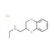 N-(2,3-dihydro-1,4-benzodioxin-2-ylmethyl)-N-ethylamine hydrochloride (CAS 21398-66-3) - chemical structure image