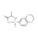 N-(2,3-Dihydro-1,4-benzodioxin-6-ylsulfonyl)alanine - chemical structure image