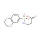 N-(2,3-Dihydro-1,4-benzodioxin-6-ylsulfonyl)-β-alanine - chemical structure image
