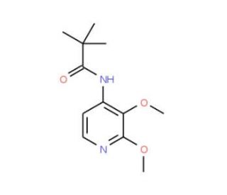 N-(2,3-Dimethoxypyridin-4-yl)pivalamide - chemical structure image