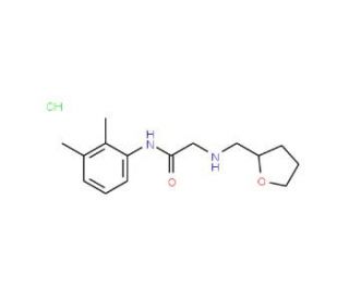 N-(2,3-dimethylphenyl)-2-[(tetrahydrofuran-2-ylmethyl)amino]acetamide hydrochloride - chemical structure image