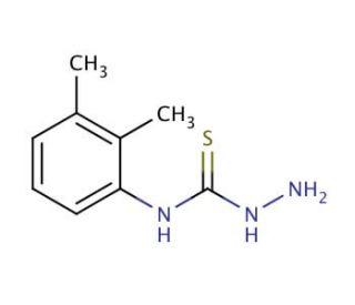 N-(2,3-dimethylphenyl)hydrazinecarbothioamide (CAS 13278-47-2) - chemical structure image