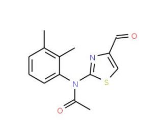 N-(2,3-dimethylphenyl)-N-(4-formyl-1,3-thiazol-2-yl)acetamide - chemical structure image