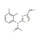 N-(2,3-dimethylphenyl)-N-(4-formyl-1,3-thiazol-2-yl)acetamide - chemical structure image