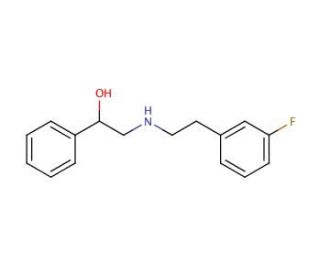 N-[2-(3-Fluorophenyl)ethyl]-2-hydroxyl-2-phenyl ethyl amine - chemical structure image