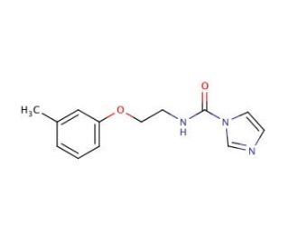 N-[2-(3-methylphenoxy)ethyl]-1H-imidazole-1-carboxamide - chemical structure image