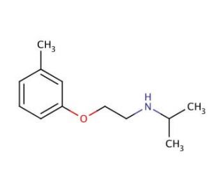 N-[2-(3-Methylphenoxy)ethyl]-2-propanamine (CAS 1040308-51-7) - chemical structure image