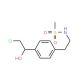 N-(2-{4-[(1R)-2-chloro-1-hydroxyethyl]phenyl}ethyl)methanesulfonamide - chemical structure image