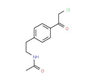N-{2-[4-(2-chloroacetyl)phenyl]ethyl}acetamide - chemical structure image