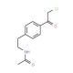 N-{2-[4-(2-chloroacetyl)phenyl]ethyl}acetamide - chemical structure image