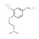 N-[2-(4-Amino-2-chlorophenoxy)ethyl]-N,N-dimethylamine dihydrochloride (CAS 1160622-95-6) - chemical structure image