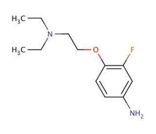 N-[2-(4-Amino-2-fluorophenoxy)ethyl]-N,N-diethylamine - chemical structure image