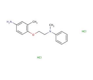 N-[2-(4-Amino-2-methylphenoxy)ethyl]-N-methyl-N-phenylamine dihydrochlhoride - chemical structure image