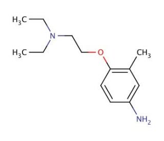 N-[2-(4-Amino-2-methylphenoxy)ethyl]-N,N-diethylamine - chemical structure image