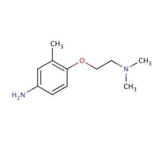 N-[2-(4-Amino-2-methylphenoxy)ethyl]-N,N-dimethylamine - chemical structure image
