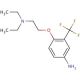 N-{2-[4-Amino-2-(trifluoromethyl)phenoxy]ethyl}-N,N-diethylamine - chemical structure image