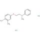 N-[2-(4-Amino-3-methylphenoxy)ethyl]-N-methyl-N-phenylamine dihydrochloride - chemical structure image