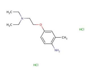 N-[2-(4-Amino-3-methylphenoxy)ethyl]-N,N-diethylamine dihydrochloride - chemical structure image