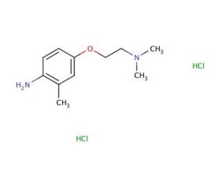 N-[2-(4-Amino-3-methylphenoxy)ethyl]-N,N-dimethylamine dihydrochloride - chemical structure image