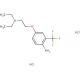 N-{2-[4-Amino-3-(trifluoromethyl)phenoxy]ethyl}-N,N-diethylamine dihydrochloride - chemical structure image